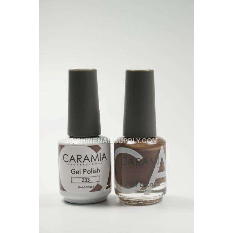 #233 Caramia Gel Polish & Nail Lacquer 0.5oz